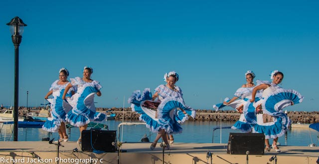 First Annual Chocolate Clam Festival in Loreto. Beautiful Folkloric Dancers at the Loreto Clam Festival