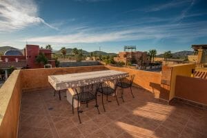 Contemporary Comfortable Home Near the Sea in Loreto Baja Sur: Great mountain views from terrace