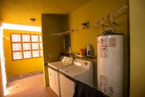 Contemporary Comfortable Home Near the Sea in Loreto Baja Sur: Laundry