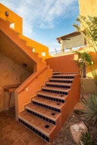 Contemporary Comfortable Home Near the Sea in Loreto Baja Sur: Stairs