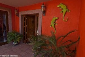 Hacienda Style Mexican Home in Loreto front door 4