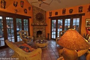 Hacienda Style Mexican Home in Loreto livingroom
