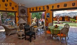 Hacienda Style Mexican Home in Loreto living room open