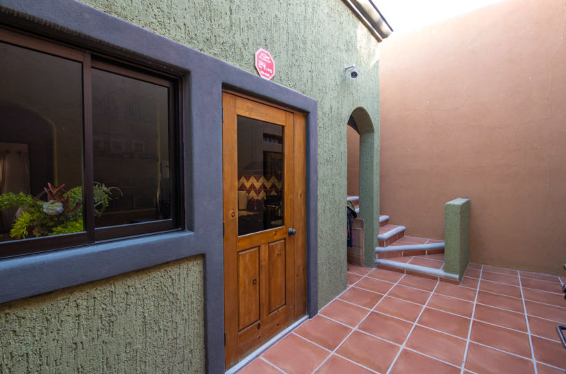 One of a Kind Colonial Home With Pool & Casita in Loreto: Casita West back door