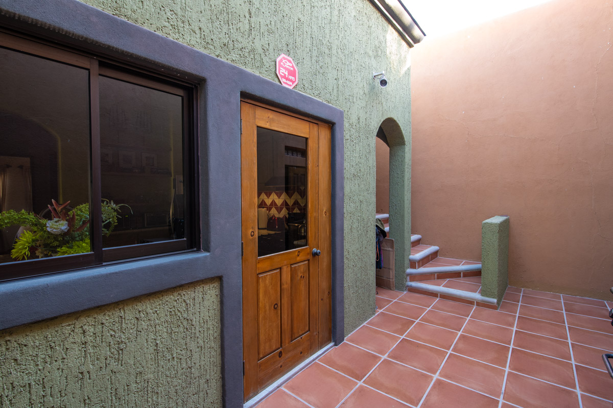 One of a Kind Colonial Home With Pool & Casita in Loreto: Casita West back door