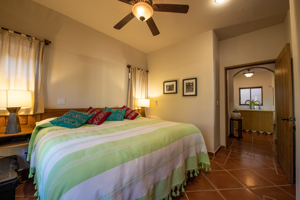 One of a Kind Colonial Home With Pool & Casita in Loreto: Casita bedroom