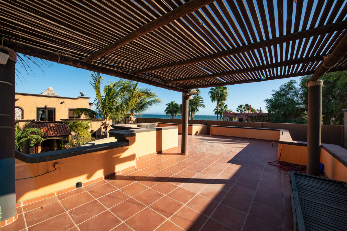 One of a Kind Colonial Home With Pool & Casita in Loreto: Casita view from roof terrace