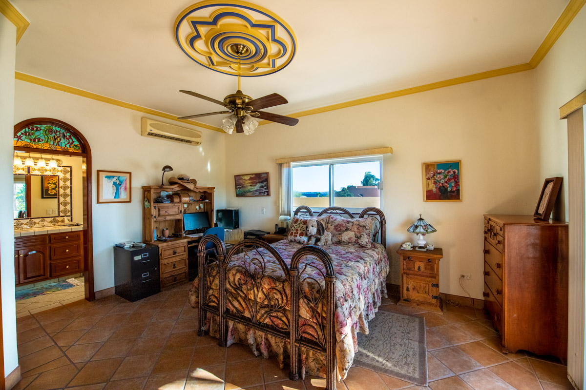 Stunning Sea and Island Views From This Incredibly Well Built Home in Loreto Baja Sur: guest bedroom.