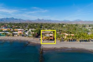 One of a Kind Colonial Home With Pool & Casita in Loreto: ariel view