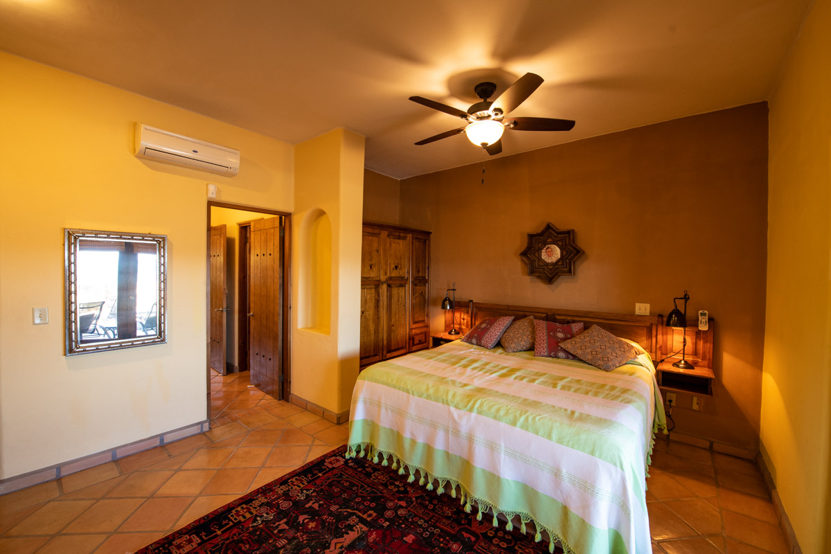 One of a Kind Colonial Home With Pool & Casita in Loreto: bedroom downstairs