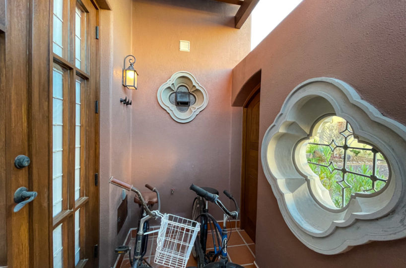 One bedroom casa in Loreto bay great mountain views from terrace:outdoor bike storage