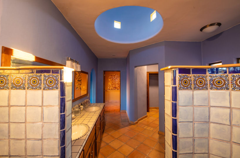 One of a Kind Colonial Home With Pool & Casita in: primary bathroom