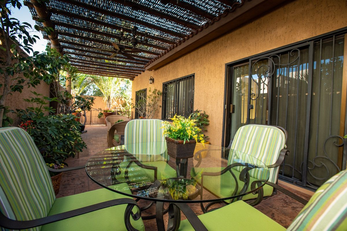 Mision Loreto Properties. outdoor dining. Beautiful One Level Home.