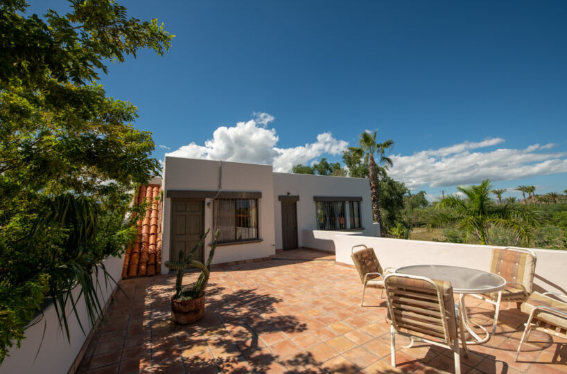 three bedroom two bath home with pool upstairs terrace