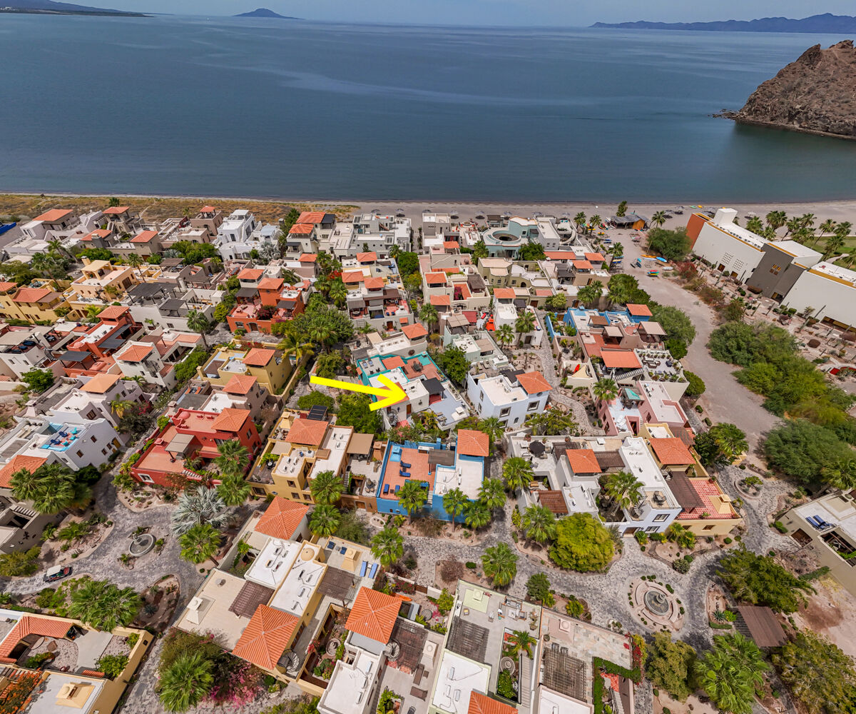 FN 227, Casa Jardin a Founders Beach Side 3-bedroom, 3-bathroom Home, with a spacious private garden and beautiful Sea of Cortez Views and Mountain View's.